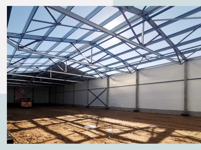 Строительство сенохранилищ в Георгиевске