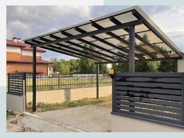 Металлические навесы в Георгиевск от 618 руб. за м²