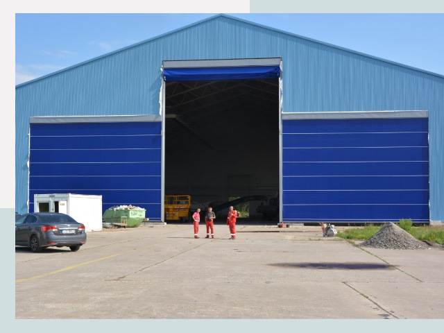 Ангарные ворота в Георгиевск от СтальСтрой-Грг по цене 618 руб.