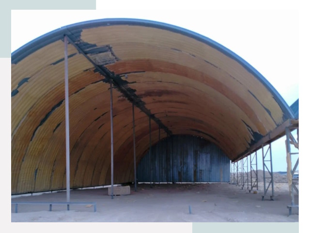 Реконструкция ангаров в Георгиевске