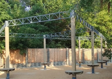 Терраса из металлоконструкций под ключ, проектирование, изготовление и монтаж от СтальСтрой-Грг